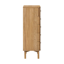 Load image into Gallery viewer, Solano 5 Drawer Tallboy - Natural
