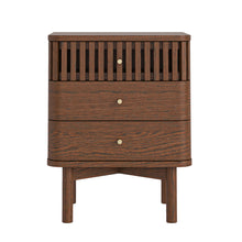 Load image into Gallery viewer, Solano 3 Drawer Bedside - Brown
