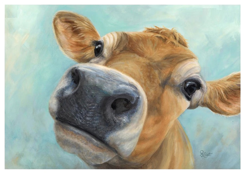 Georgie Cow Canvas