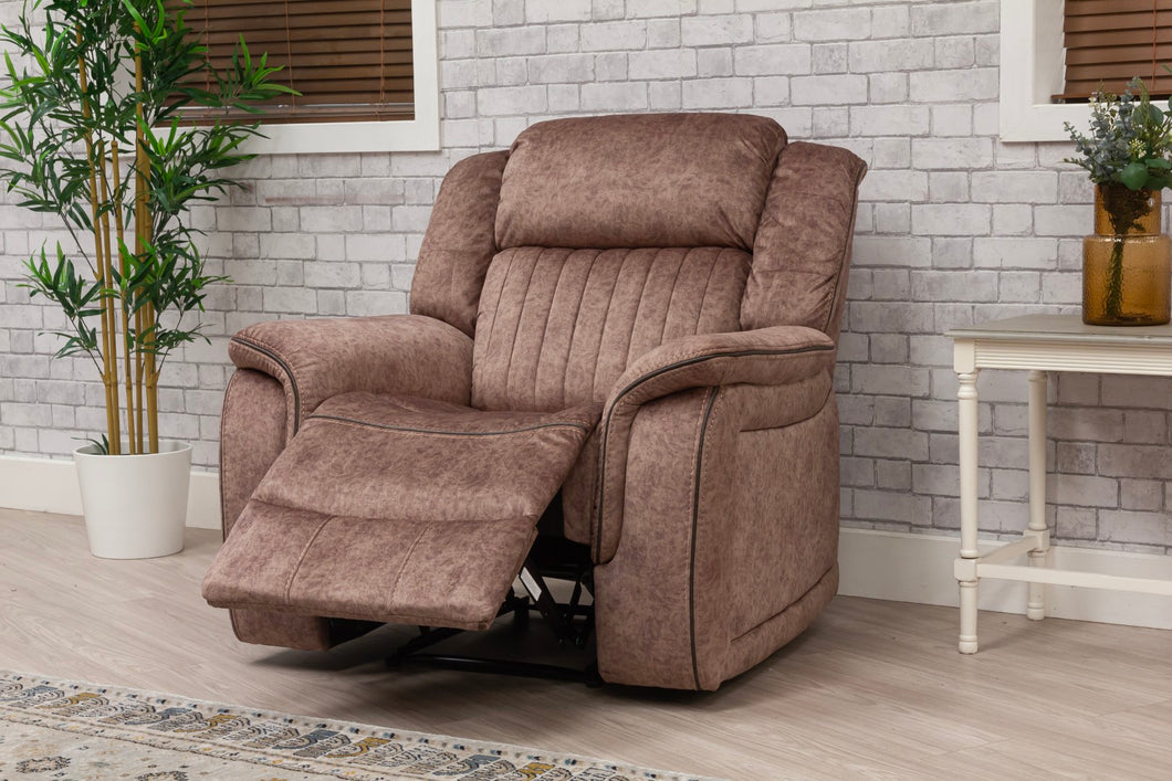 Galleno Manual Reclining Sofa - Sand