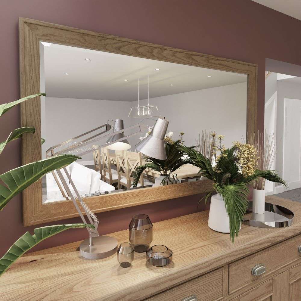 Belle Oak Large Wall Mirror