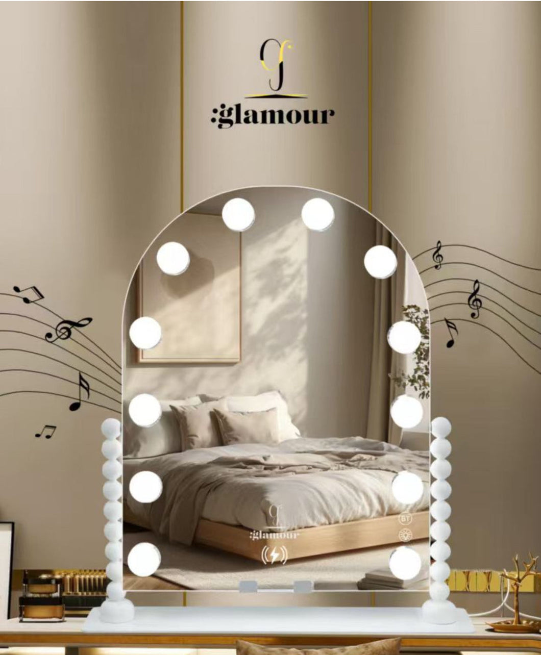 Hollywood 40x45 Arch Mirror
