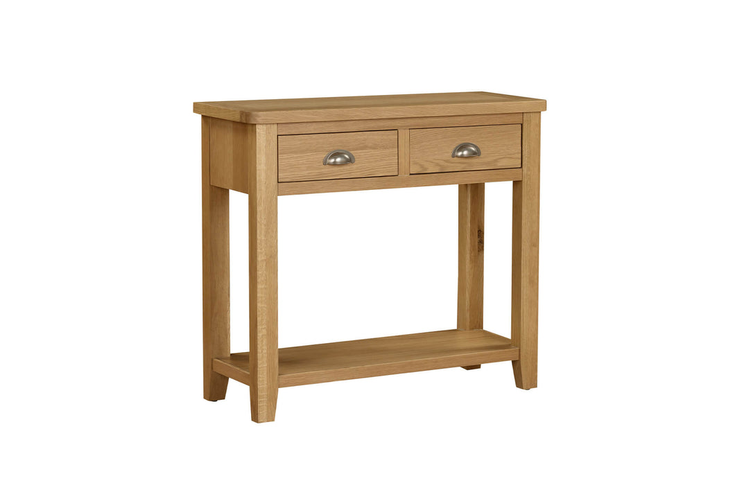 Mattias Oak Console Table