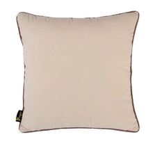 Load image into Gallery viewer, Malini Paul Moneypenny Twofaced Blue/Champagne 59x59cm Cushion
