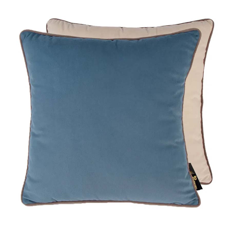 Malini Paul Moneypenny Twofaced Blue/Champagne 59x59cm Cushion
