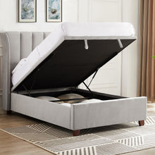 Load image into Gallery viewer, Michigan Grey Ottoman Bed
