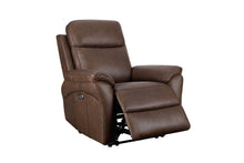 Load image into Gallery viewer, Nancy Brown Electric Reclining Armchair
