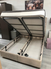 Load image into Gallery viewer, Harper Beige Ottoman Bed

