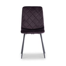 Load image into Gallery viewer, Bianca Aubergine Velvet Dining Chair
