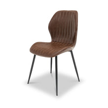 Load image into Gallery viewer, Flavia Dining Chair - Tan PU
