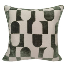 Load image into Gallery viewer, Malini Paul Moneypenny Chillpill Sage 43x43cm Cushion
