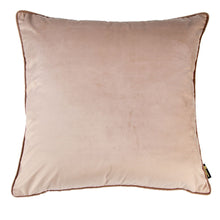 Load image into Gallery viewer, Malini Paul Moneypenny Twofaced Chocolate/Taupe 59x59cm Cushion
