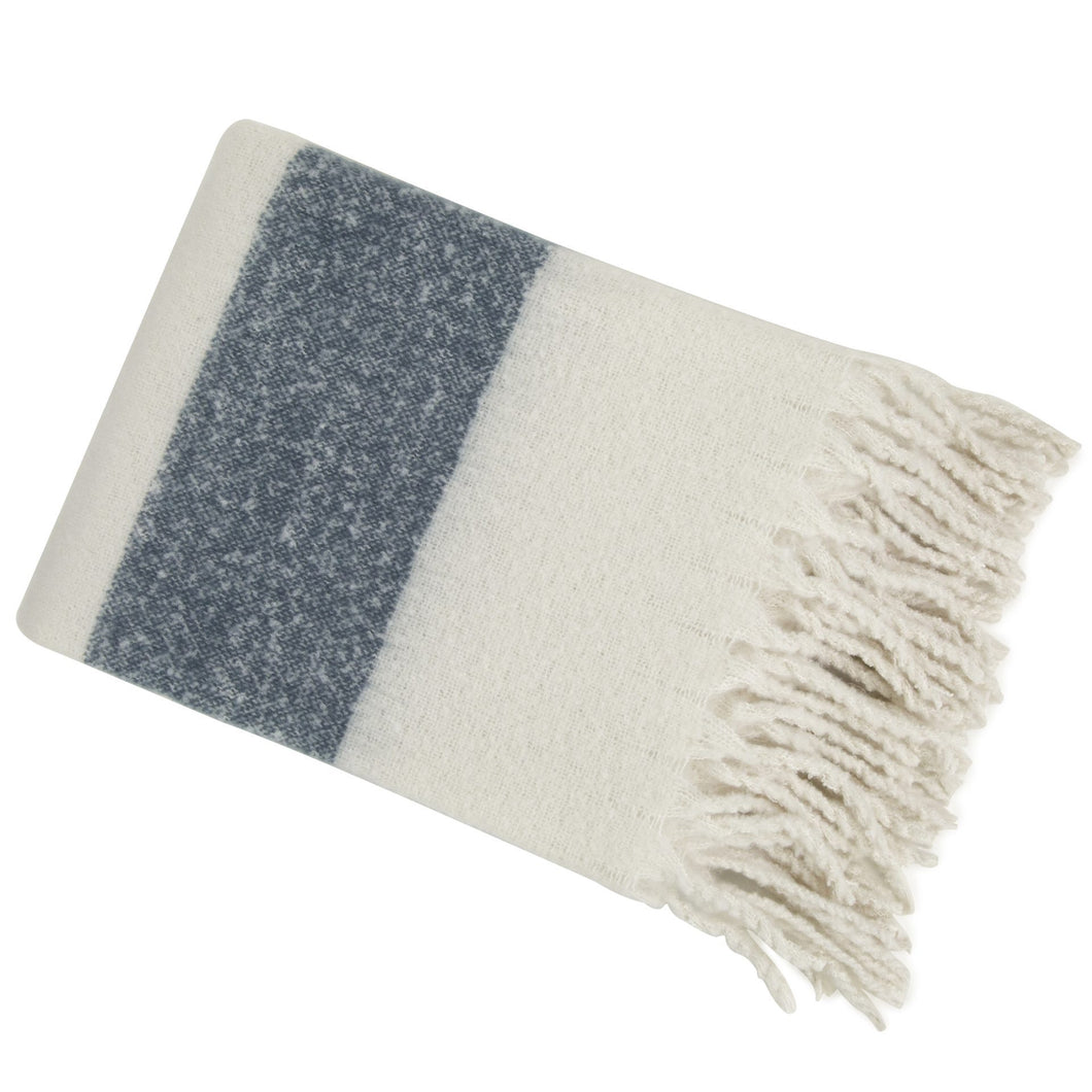 Malini Kalix Blue Stripe Throw