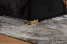 Load image into Gallery viewer, Chiesa Black Fabric Double Bed
