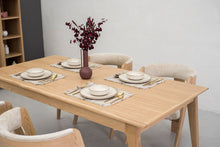 Load image into Gallery viewer, Weston 1800/2400 Oak Herringbone Extending Table
