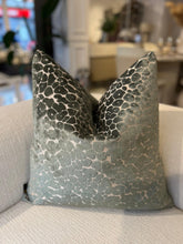 Load image into Gallery viewer, Malini Paul Moneypenny Spot On Sage 43x43cm Cushion
