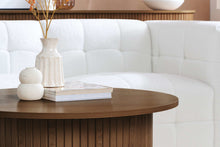 Load image into Gallery viewer, Avino Walnut Fluted Coffee Table
