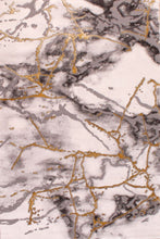 Load image into Gallery viewer, Cream/Gold Abstract Rug
