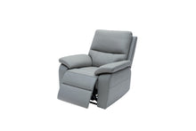 Load image into Gallery viewer, Canelo Grey Leather Electric Recliner
