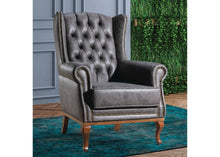 Load image into Gallery viewer, Opulence Queen Anne Chair - Grey
