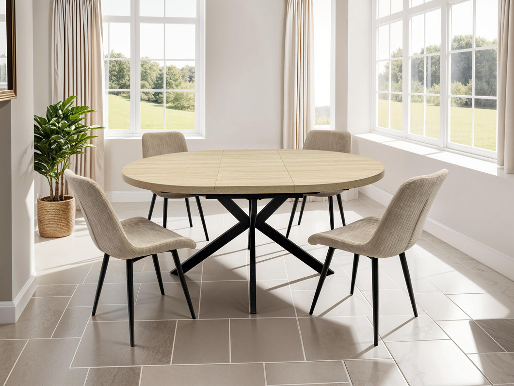 Darlow Round Extending Dining Table