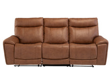 Load image into Gallery viewer, Dorzano Leather Electric Reclining 3 Seater - Tan
