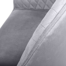 Load image into Gallery viewer, Sanwara Brushed Velvet Grey Bar Stool
