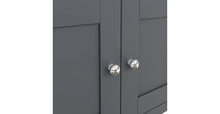 Load image into Gallery viewer, Charcoal Small 2 Door Sideboard
