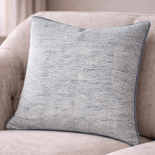Load image into Gallery viewer, Malini Ripple Navy 50x50cm Cushion
