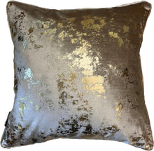 Load image into Gallery viewer, Malini Paul Moneypenny Spoiltrotton Sage 43x43cm Cushion
