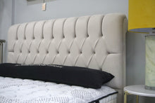 Load image into Gallery viewer, Harper Beige Ottoman Bed
