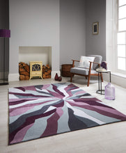 Load image into Gallery viewer, Purple Burst Rug
