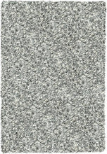 Load image into Gallery viewer, Twilight Shaggy Rug in White/Silver

