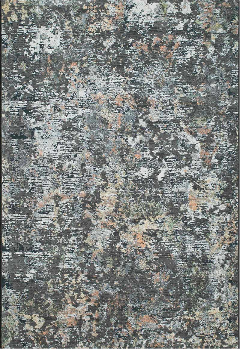 Canon Rug in Black/Terra Pattern