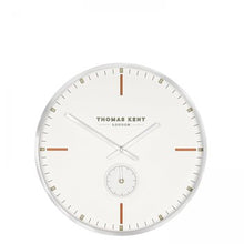 Load image into Gallery viewer, Thomas Kent 16&#39;&#39; Architect Wall Clock Sterling
