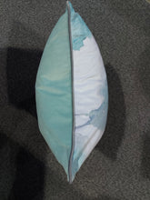 Load image into Gallery viewer, Uneek Abstract Aqua Cushion
