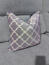 Load image into Gallery viewer, Uneek Lilac Trellis Cushion
