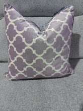 Load image into Gallery viewer, Uneek Lilac Trellis Cushion
