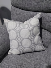 Load image into Gallery viewer, Uneek Grey Moroccan Circles Cushion
