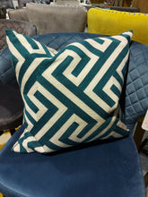 Load image into Gallery viewer, Uneek Ethnic Teal Cushion
