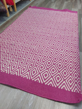 Load image into Gallery viewer, Monochrome Rug - Raspberry
