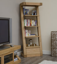 Load image into Gallery viewer, Oak Z Narrow Bookcase
