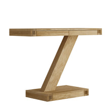 Load image into Gallery viewer, Oak Z Console Table
