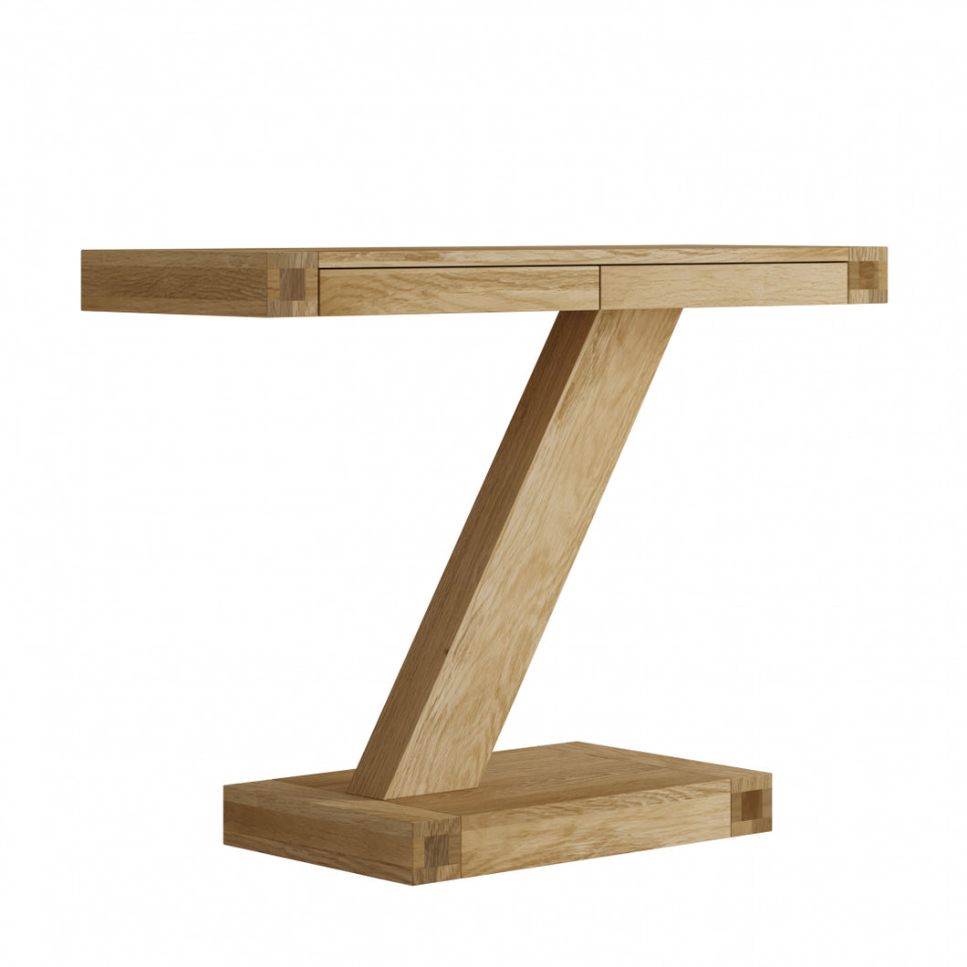 Oak Z Console Table