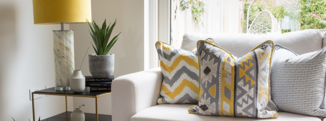 Uneek Ethnic Mustard Cushion