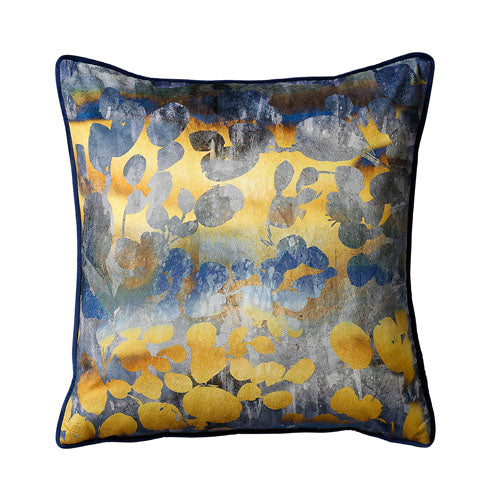 ScatterBox Safir 45x45cm Navy/Ochre Cushion