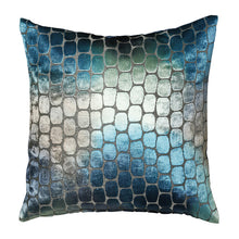 Load image into Gallery viewer, ScatterBox Ariel 45x45cm Blue Cushion
