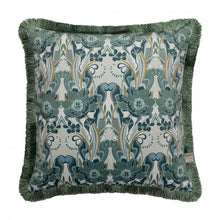 Load image into Gallery viewer, ScatterBox Noveau 43x43cm Green Cushion
