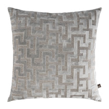 Load image into Gallery viewer, ScatterBox Maze 43x43cm Silver Cushion
