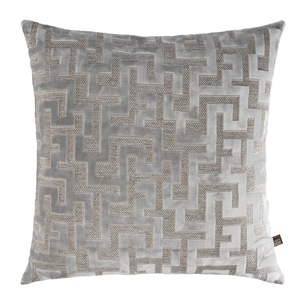 ScatterBox Maze 43x43cm Silver Cushion